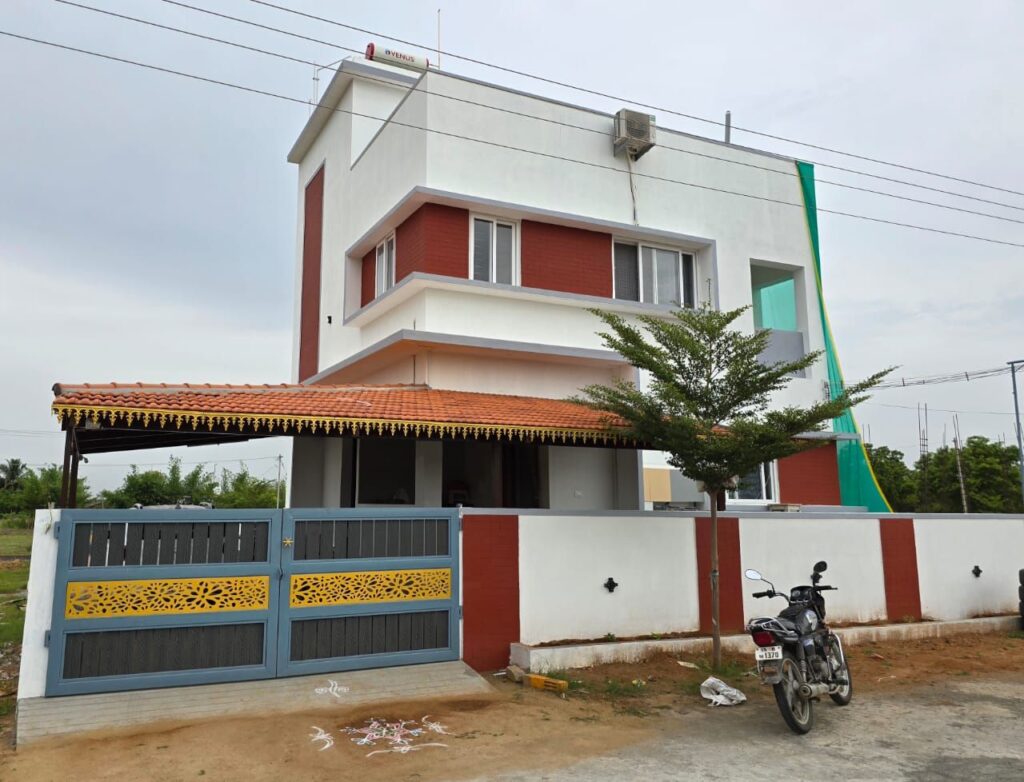 Budget-friendly 2BHK duplex home for sale by Adiya Properties in Tiruvannamalai.