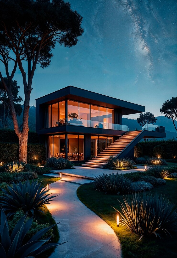 A beautifully constructed modern home by Adiya Properties, showcasing quality real estate in Ananda Nilayam, Tiruvannamalai