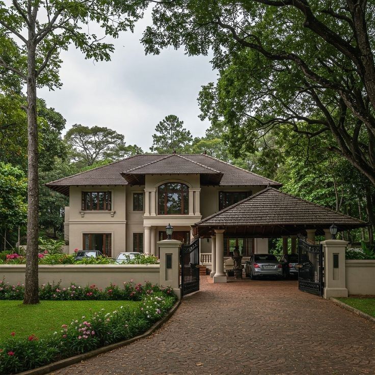 Raadha Logam Homestay exterior front view with modern design