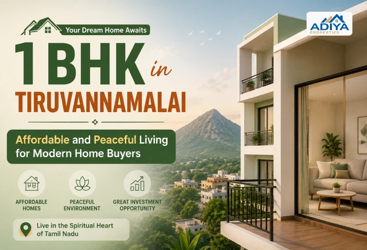 1 BHK in Tiruvannamalai – Affordable and Peaceful Living for Modern Home Buyers