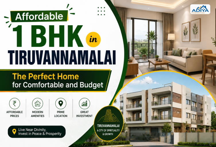 Affordable 1 BHK in Tiruvannamalai – The Perfect Home for Comfortable and Budget
