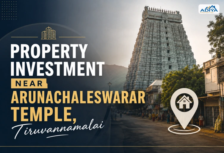 Property investment near Arunachaleswarar Temple Tiruvannamalai