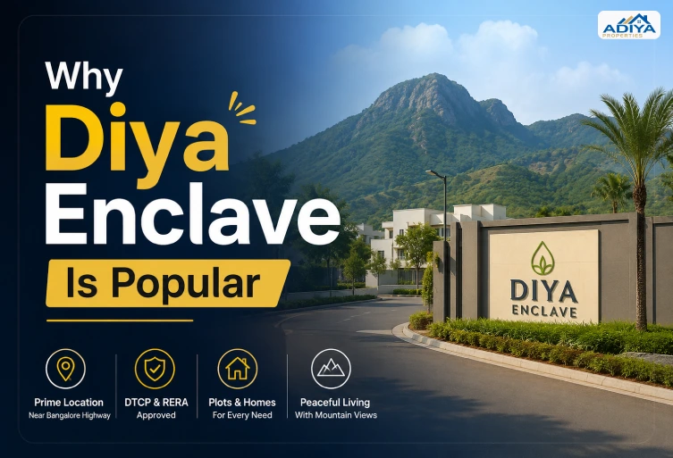 Diya Enclave residential property in Tiruvannamalai with mountain views