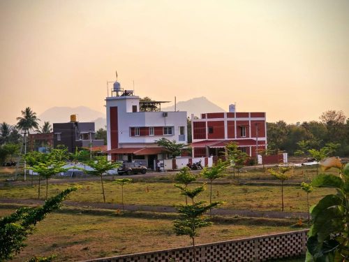 Elegant 3BHK duplex home with modern design at Arunachala Garden, Tiruvannamalai.